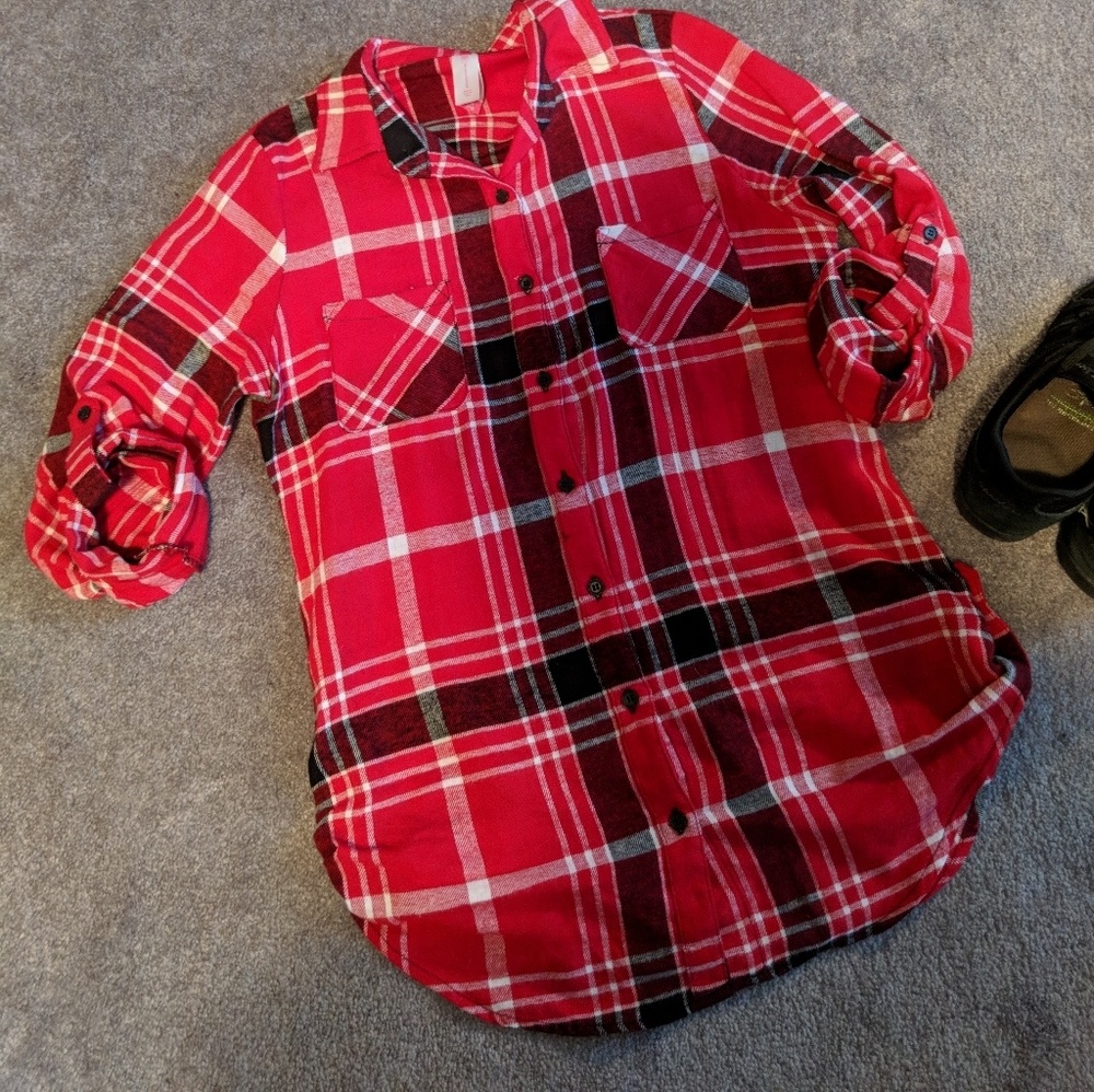 NWOT plaid flannel shirt